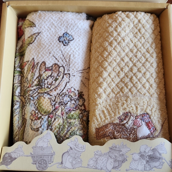 VTG NIB Brambly Hedge Hand Towel Set *Rare* - Picture 5 of 8